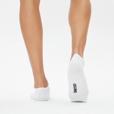  UNITED4 Core Unisex Beyaz/Siyah/Gri 3'lü Çorap