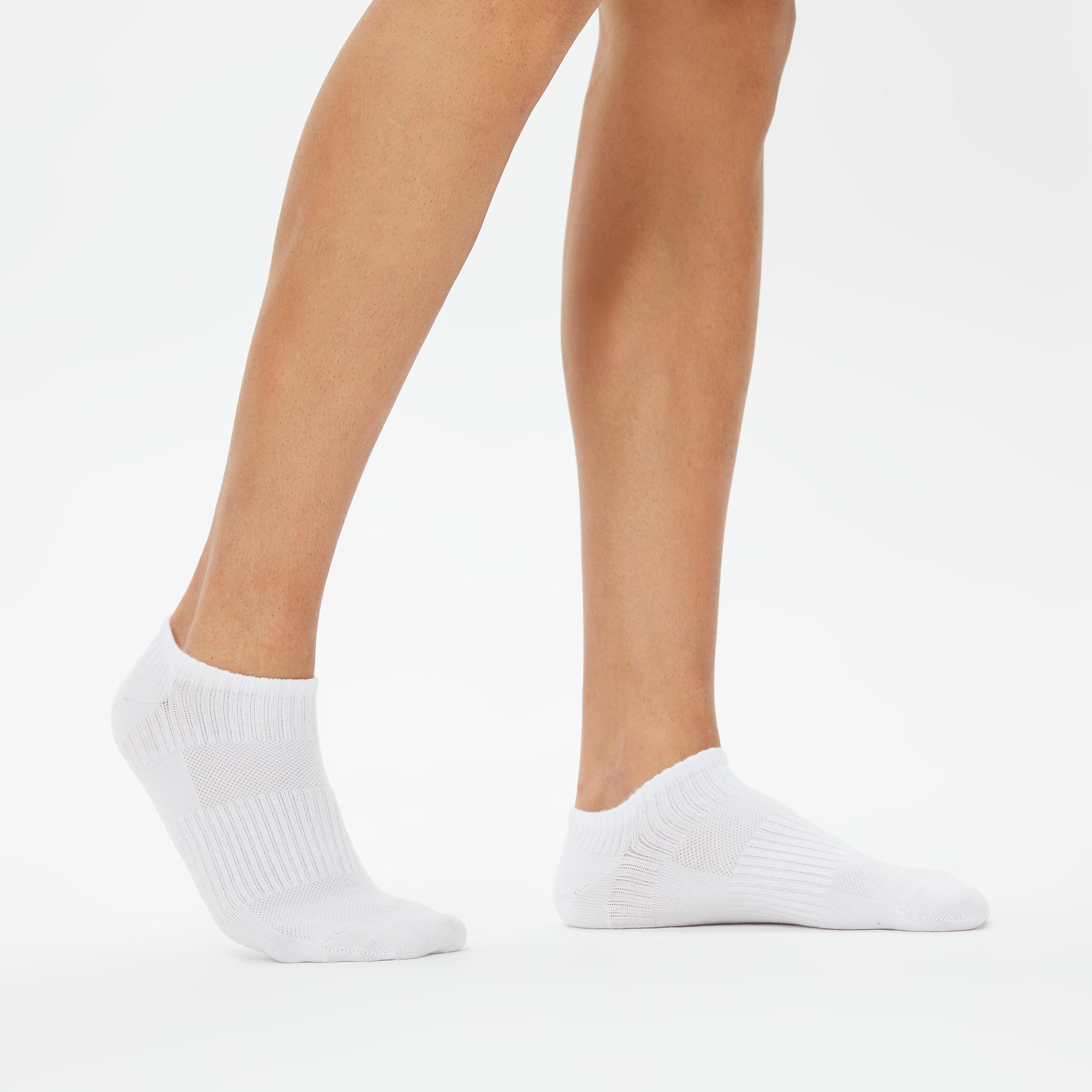 UNITED4 Core Unisex Beyaz/Siyah/Gri 3'lü Çorap