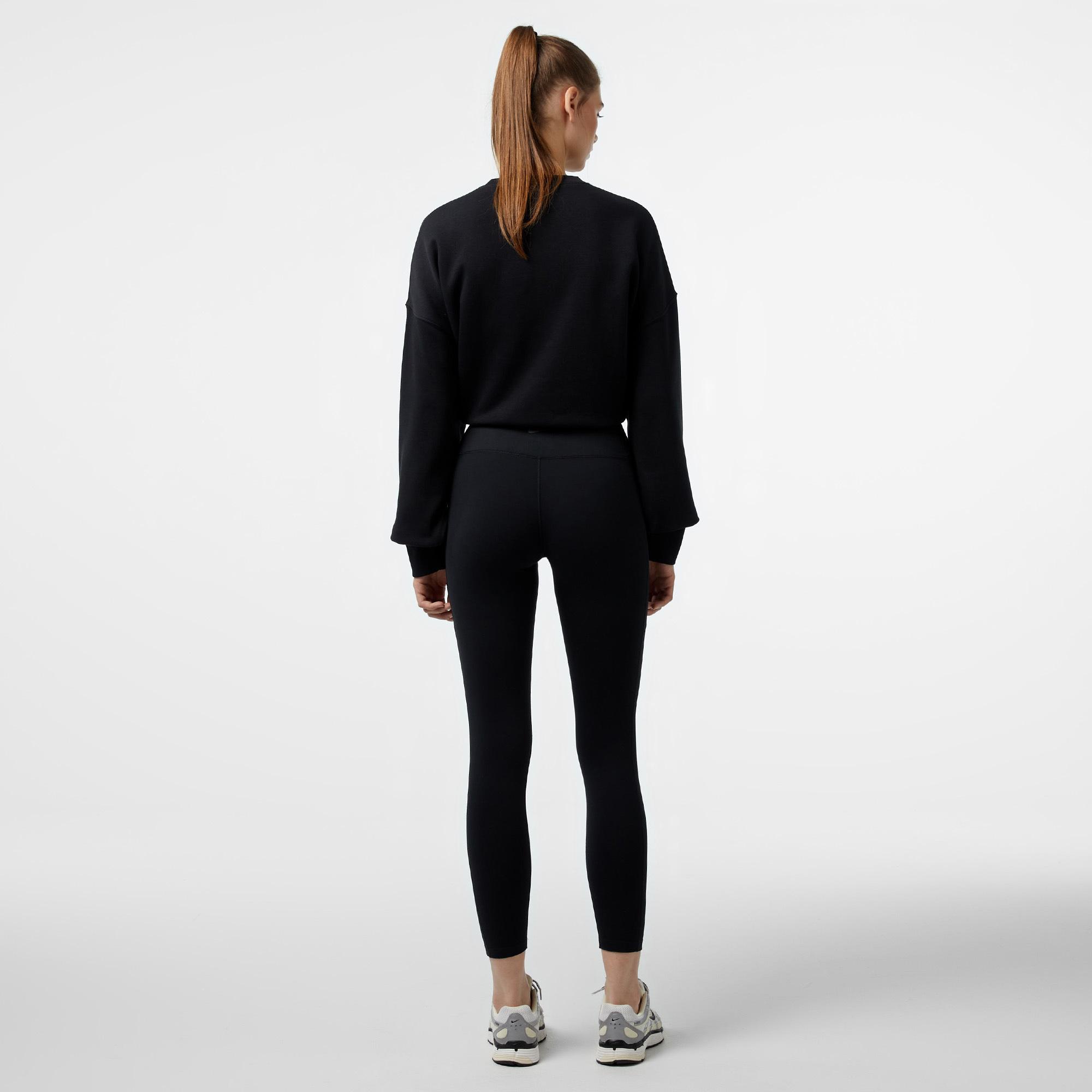 Nike Dri-Fit One High Rise 7/8 Kadın Siyah Tayt