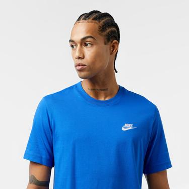  Nike Sportswear Club Erkek Mavi T-Shirt