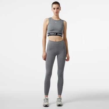  Nike Pro Dri-Fit 365 Kadın Gri Crop T-Shirt
