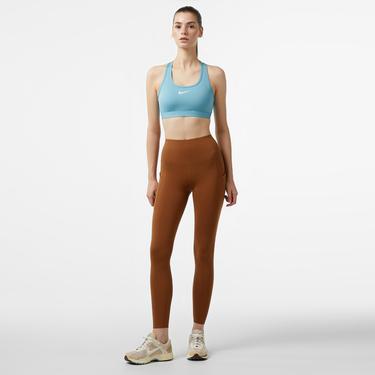 Nike Swoosh Medium Support Kadın Mavi Bra