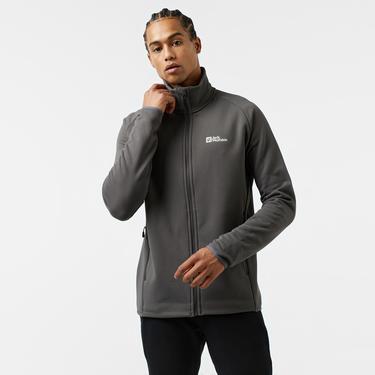  Jack Wolfskin Baiselberg Fz Erkek Gri Polar Ceket