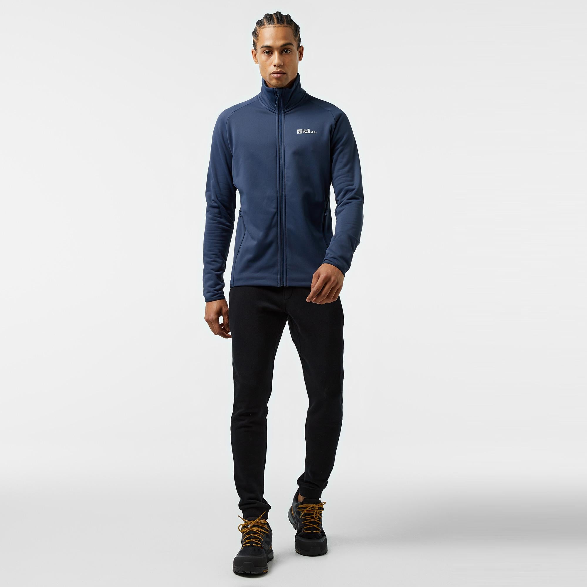 Jack Wolfskin Baiselberg Erkek Mavi Outdoor Ceket