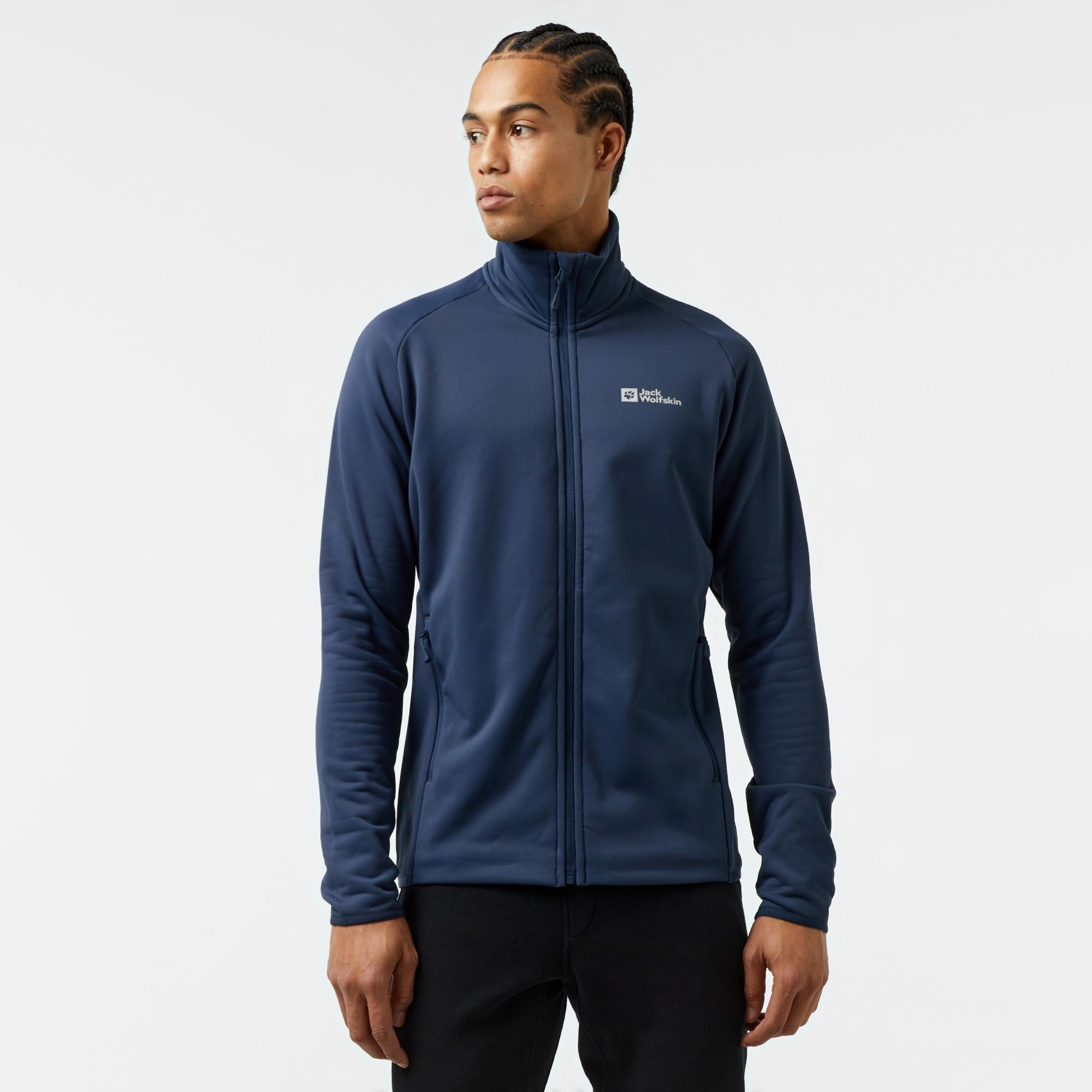 Jack Wolfskin Baiselberg Erkek Mavi Outdoor Ceket