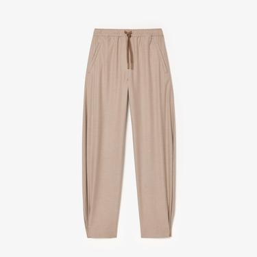  Kadın Wide Fit Bej Pantolon