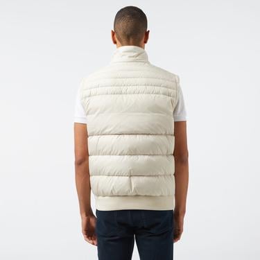  Lacoste Erkek Kapüşonlu Krem Mont