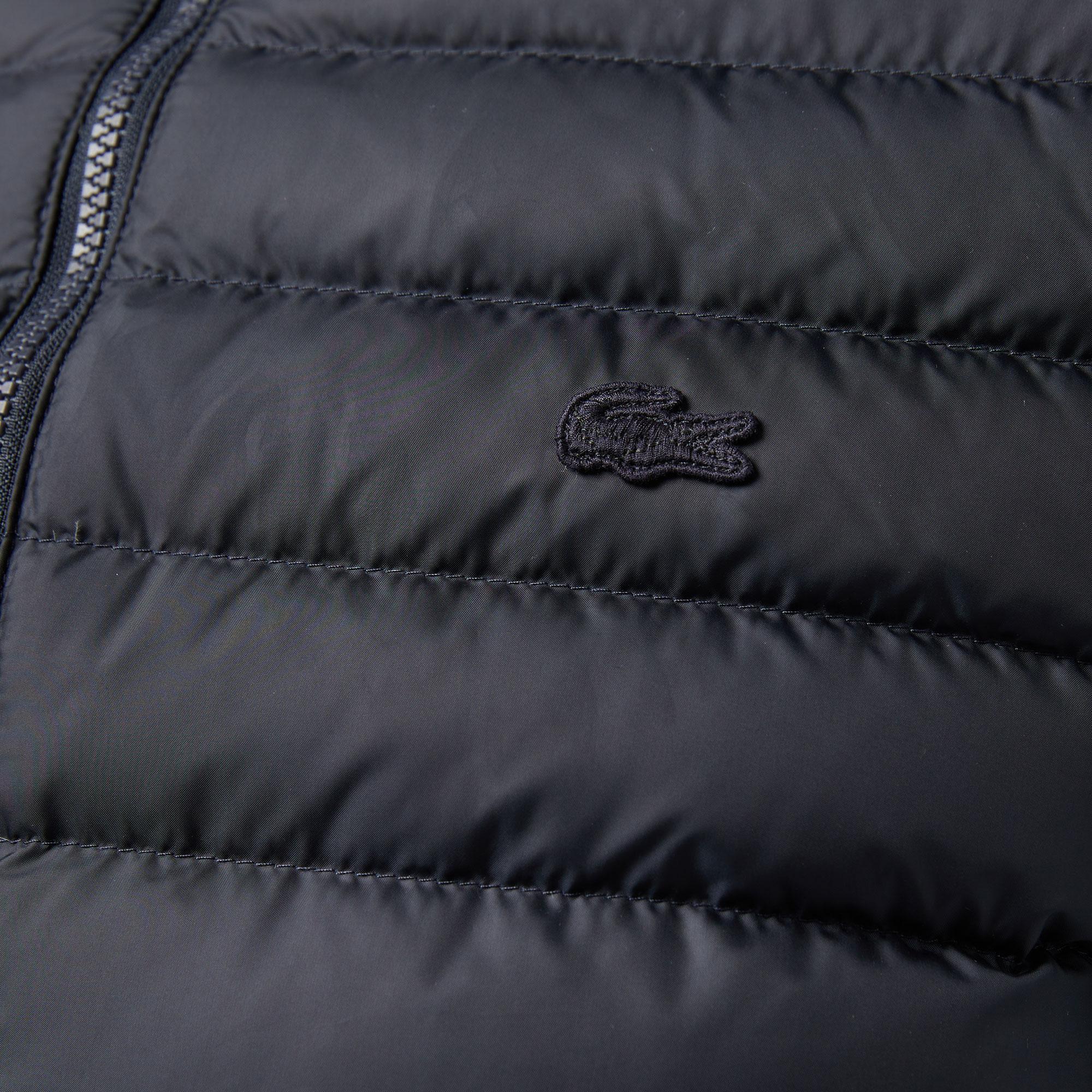 Erkek Kapüşonlu Lacivert Mont