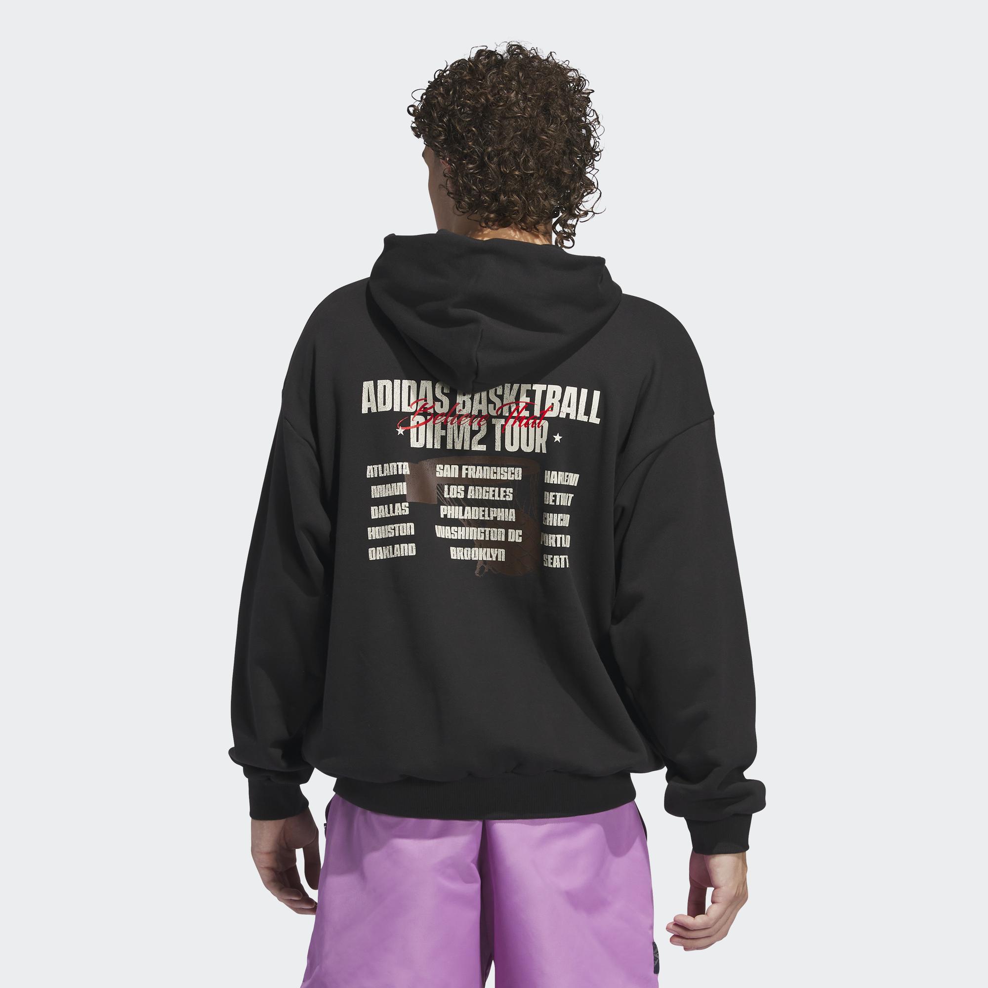 adidas Anthony Edwards Graphic Erkek Renkli Hoodie