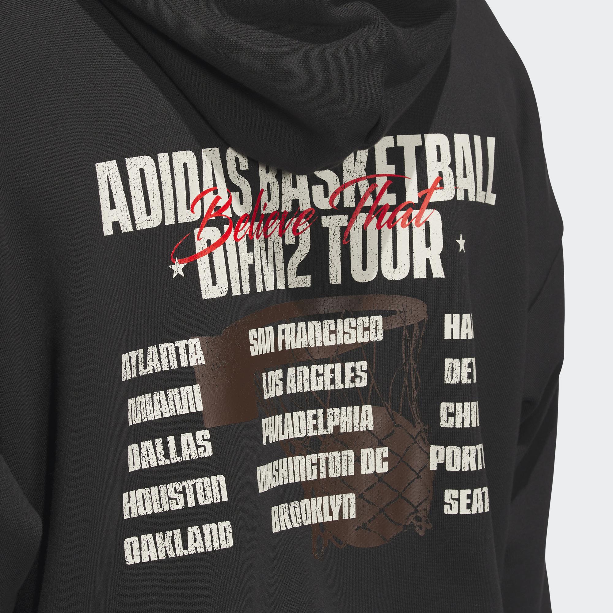 adidas Anthony Edwards Graphic Erkek Renkli Hoodie