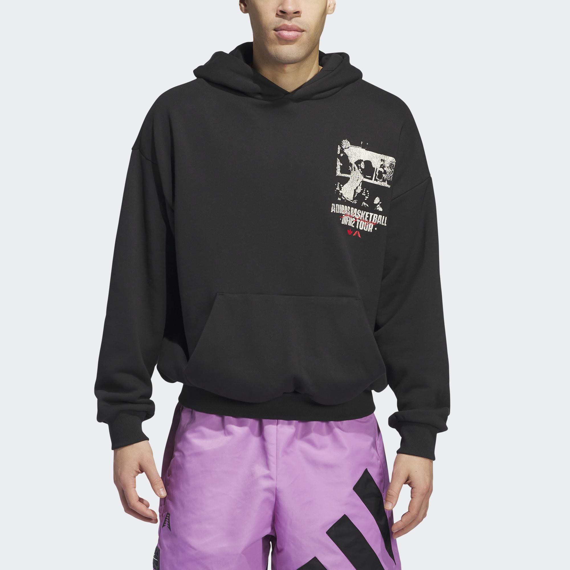 adidas Anthony Edwards Graphic Erkek Renkli Hoodie