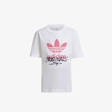  adidas Graphic Çocuk Beyaz T-Shirt