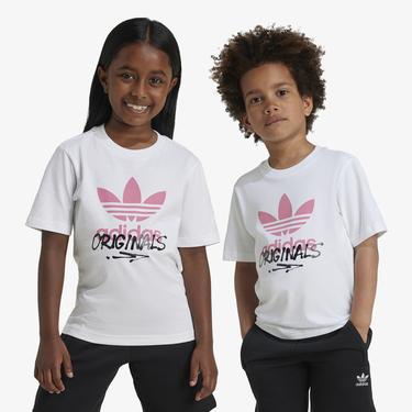  adidas Graphic Çocuk Beyaz T-Shirt