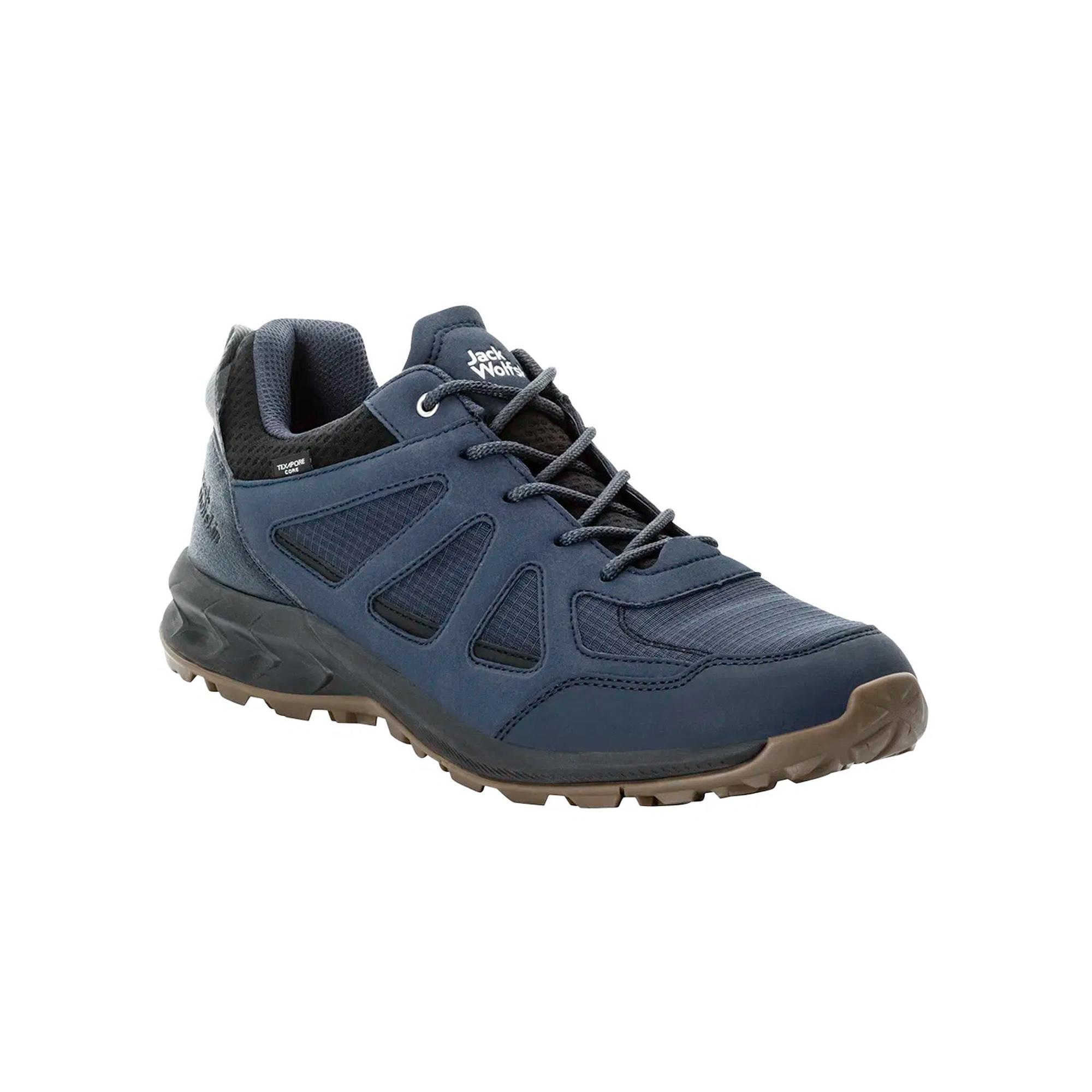 Jack Wolfskin Woodland 2 Texapore Low Erkek Mavi Outdoor Ayakkabı