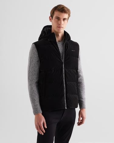  GANT Erkek Siyah Kapüşonlu Yelek