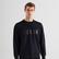 GANT Erkek Lacivert Relaxed Fit Bisiklet Yaka Logolu Sweatshirt