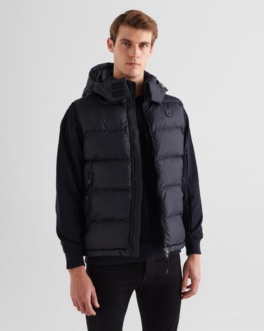  GANT Erkek Siyah Kapüşonlu Yelek