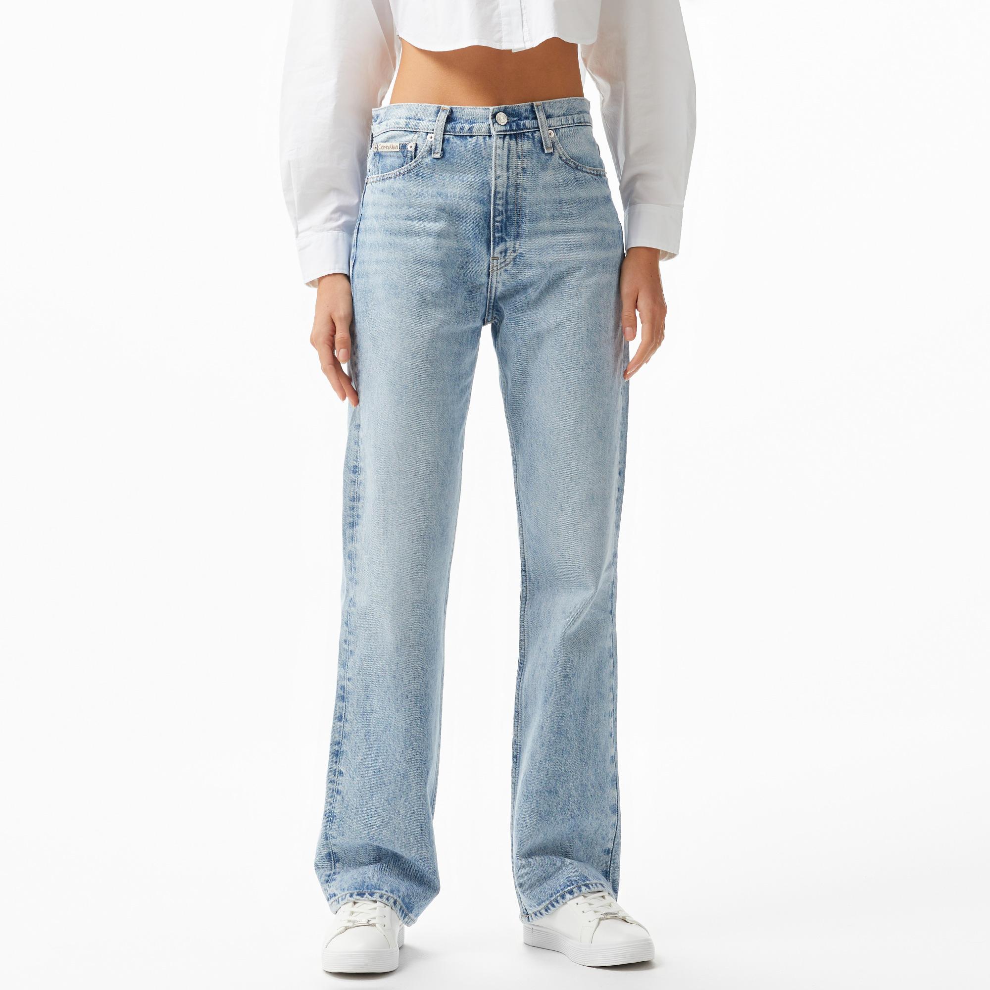 Calvin Klein Jeans Kadın Mavi Pantolon