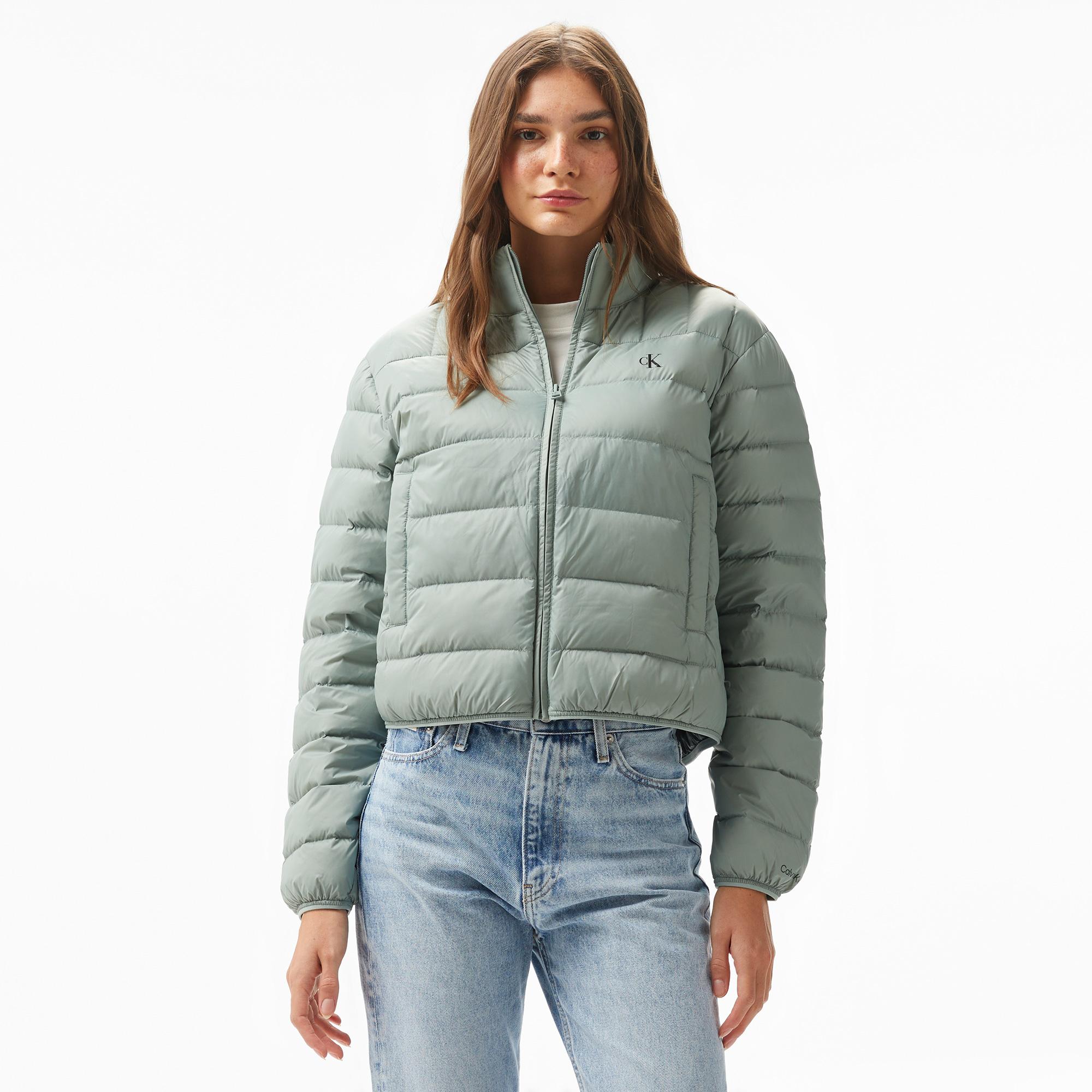 Calvin Klein Jeans Kadın Gri Mont