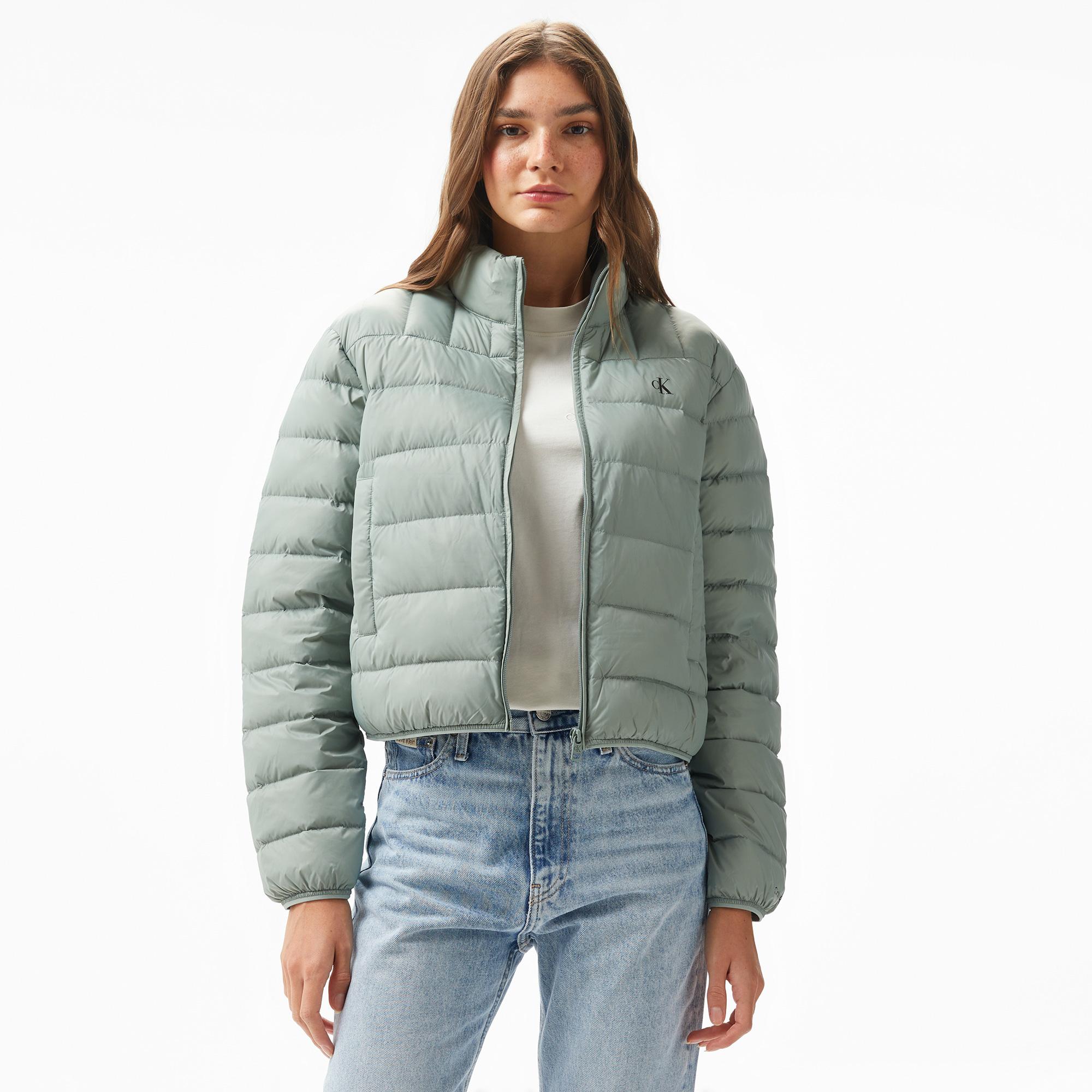 Calvin Klein Jeans Kadın Gri Mont