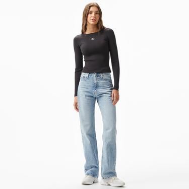  Calvin Klein Jeans Kadın Siyah Triko