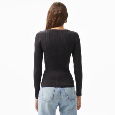  Calvin Klein Jeans Kadın Siyah Triko