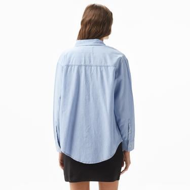  Calvin Klein Jeans Kadın Mavi Gömlek