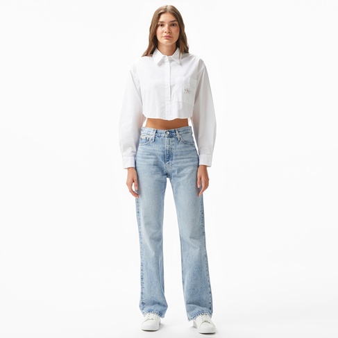  Calvin Klein Jeans Kadın Mavi Pantolon