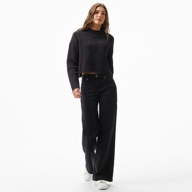  Calvin Klein Jeans Kadın Siyah Triko