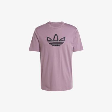  adidas Outline Erkek Mor T-Shirt