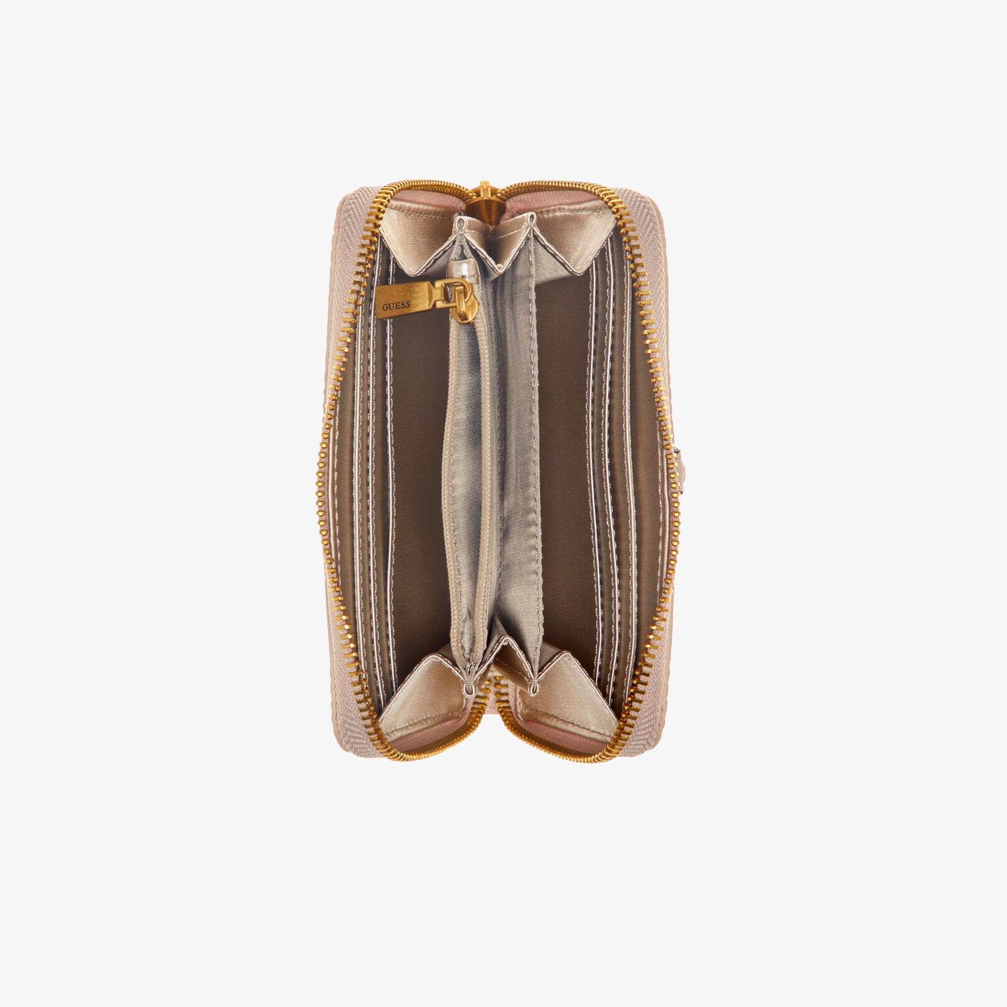 Guess Laurel Large Zip Occhiali Kadın Kahverengi Cüzdan