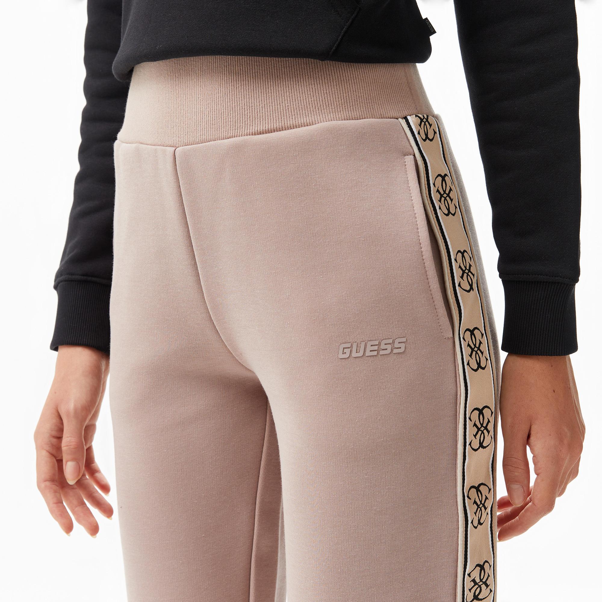 Guess Britney Jogger Punto Milano Kadın Pembe Eşofman Altı