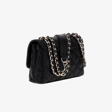  Guess Spark Micro Mini Giully Mini 2 Comp Convertible Flp Kadın Siyah Çapraz Askılı Çanta