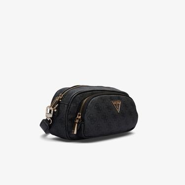  Guess Power Play Tech Tote Canal Crossbody Top Zip Kadın Antrasit Çapraz Askılı Çanta