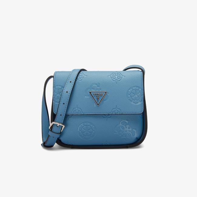  Guess Keandra Large Hobo Ladies Eyewear Kadın Mavi Omuz Çantası