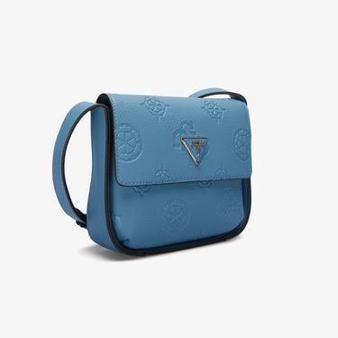  Guess Keandra Large Hobo Ladies Eyewear Kadın Mavi Omuz Çantası