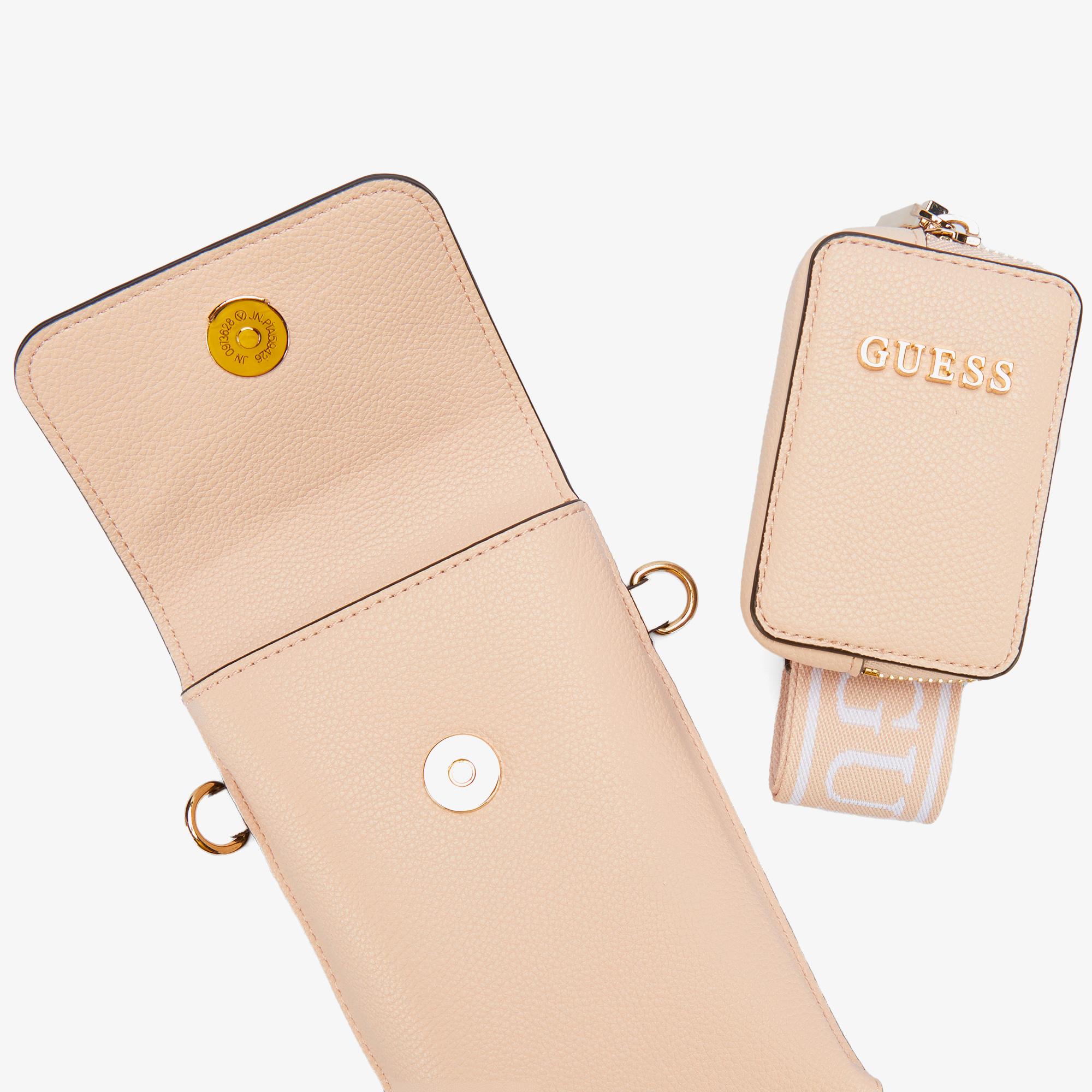 Guess Latona Mini Tote 11810 Kadın Pembe Çapraz Askılı Çanta