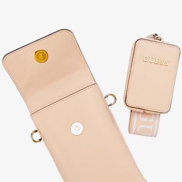  Guess Latona Mini Tote 11810 Kadın Pembe Çapraz Askılı Çanta