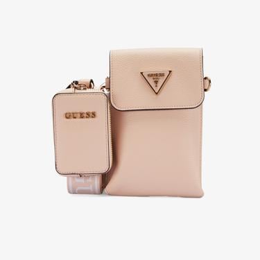  Guess Latona Mini Tote 11810 Kadın Pembe Çapraz Askılı Çanta