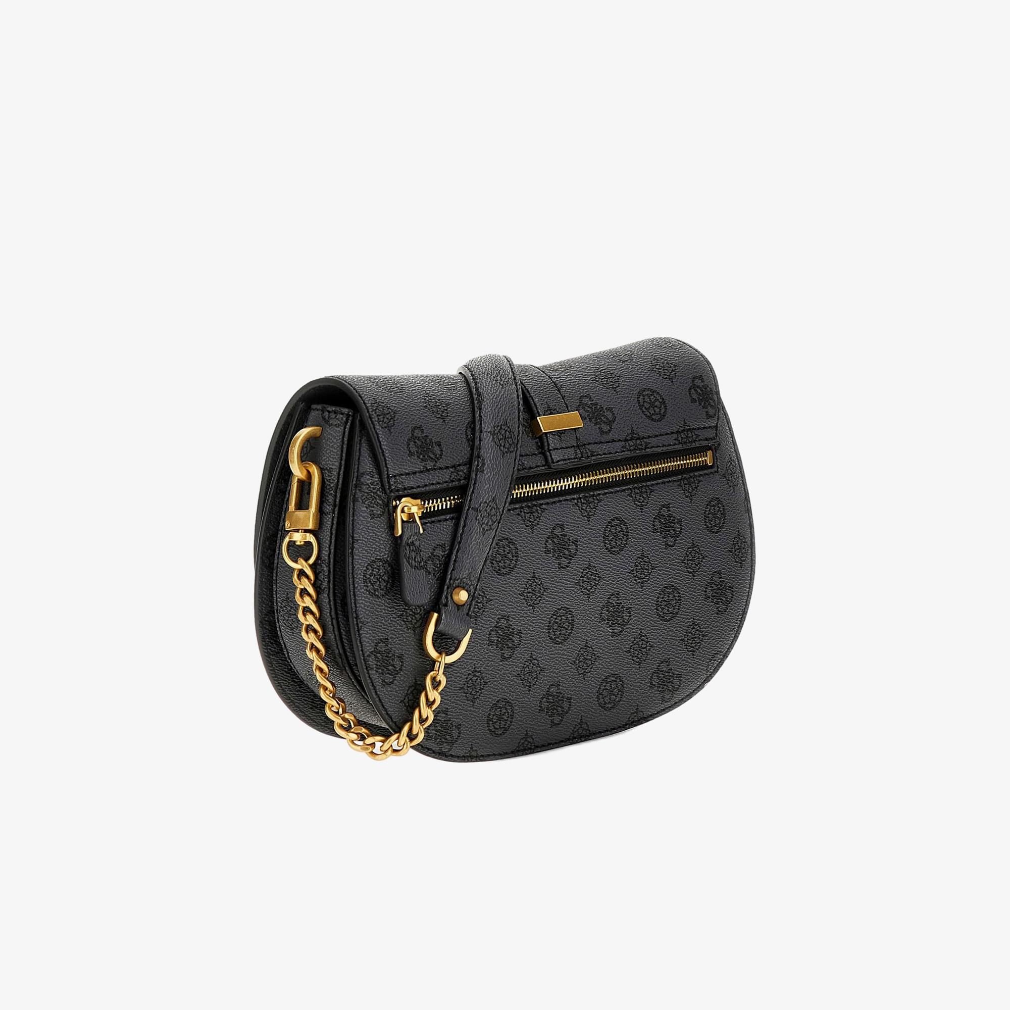 Guess Kuba Tri Compartment 29200 Kadın Antrasit Omuz Çantası