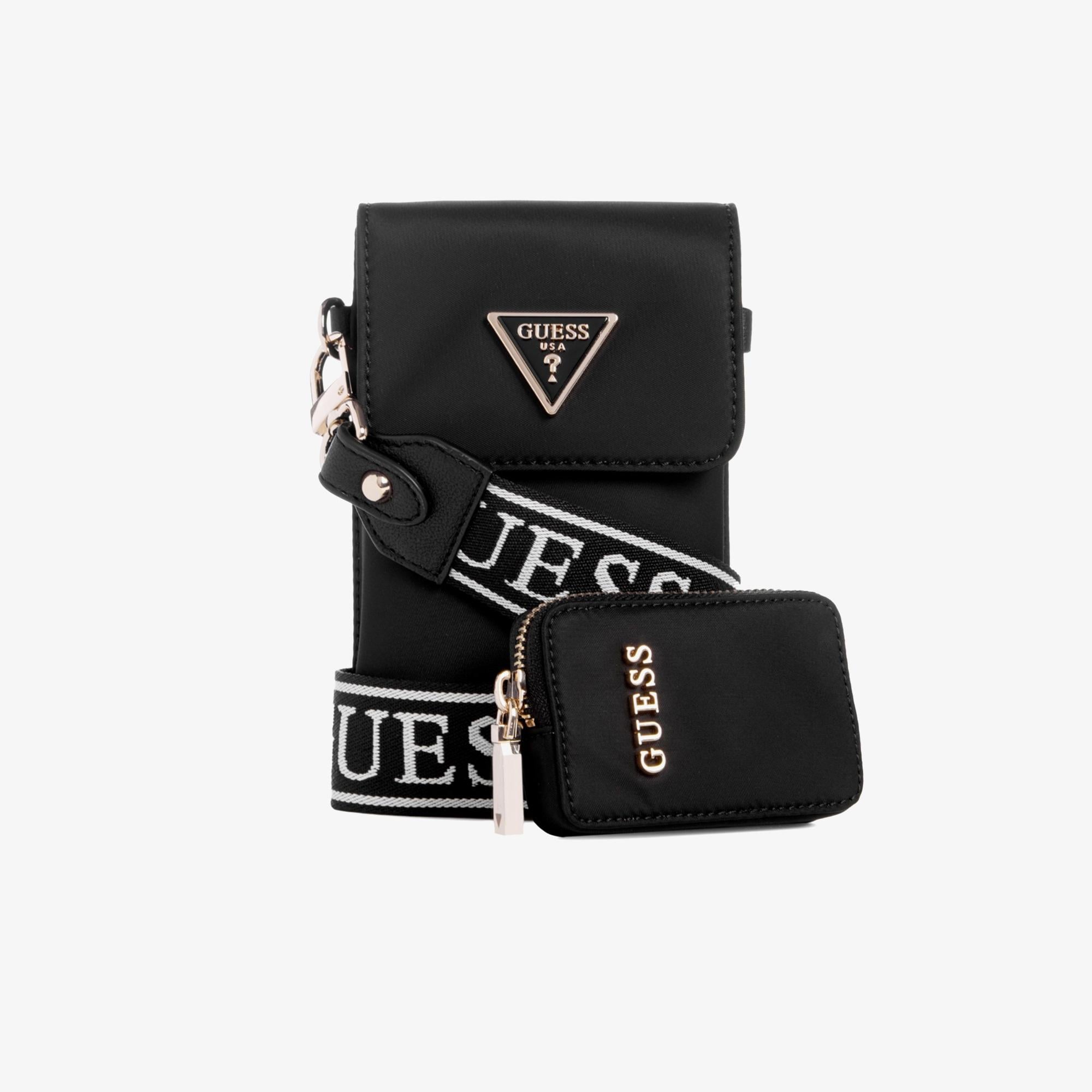 Guess Latona Mini Tote 11810 Kadın Siyah Çapraz Çanta