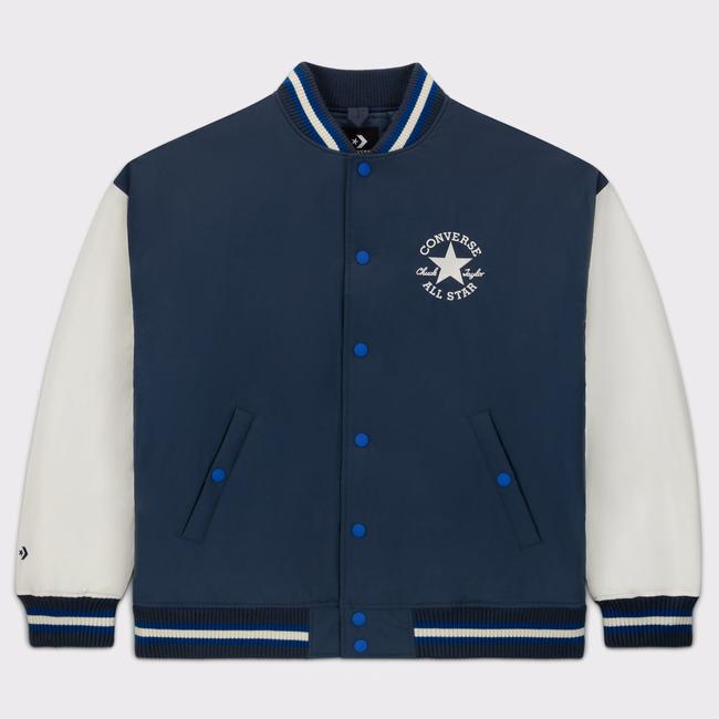  Converse Varsity Graphic Bomber Erkek Lacivert Ceket