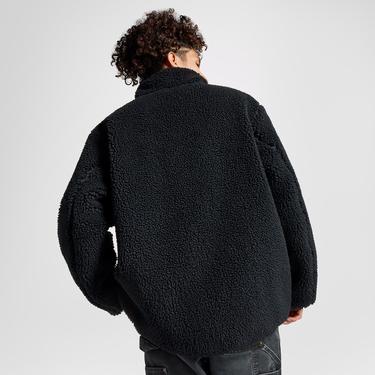  Converse Erkek Dik Yaka Çift Taraflı Siyah Mont