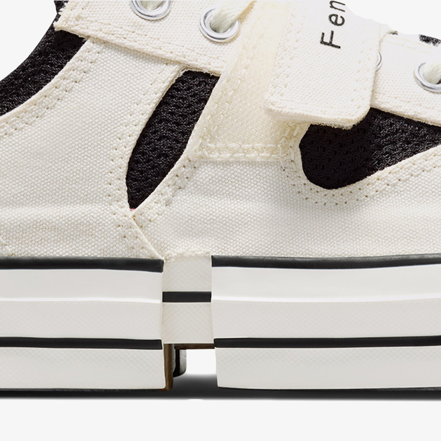 Converse Converse Siyah Chuck 70 2 İn 1 Strap Unisex Krem Sneaker | FashFed Siyah - 10. görsel