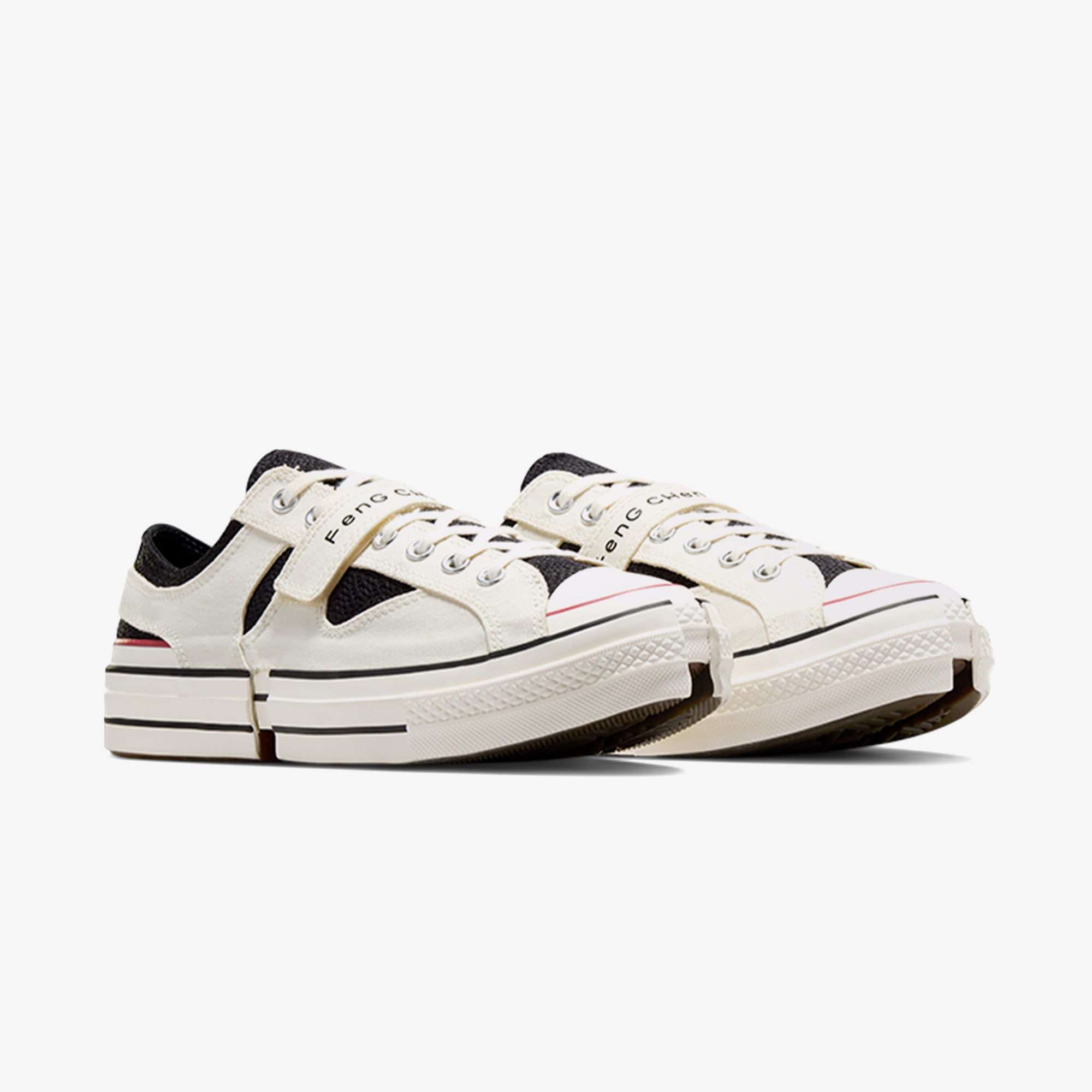 Converse Converse Siyah Chuck 70 2 İn 1 Strap Unisex Krem Sneaker | FashFed Siyah - 3. görsel
