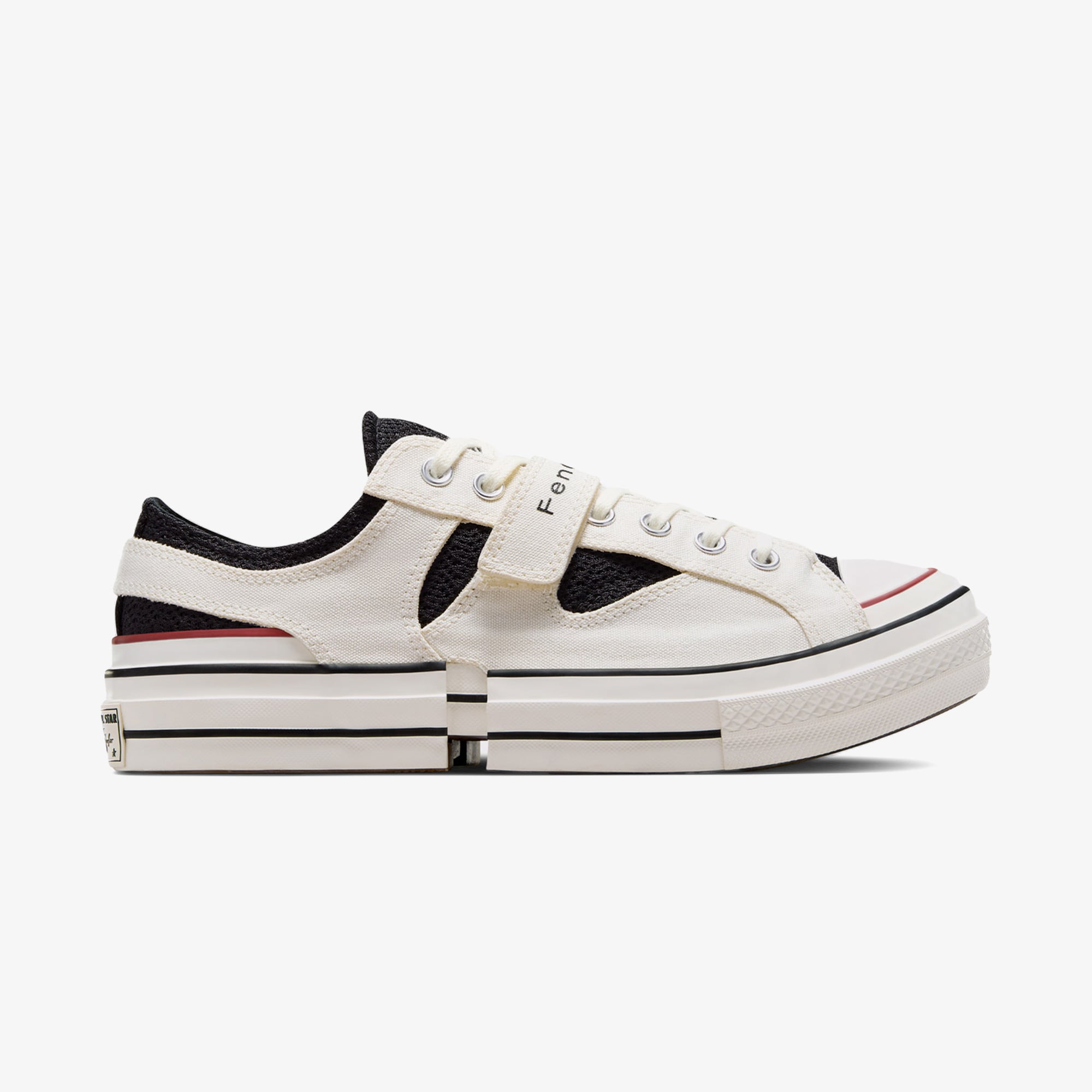 Converse Converse Siyah Chuck 70 2 İn 1 Strap Unisex Krem Sneaker | FashFed Siyah - 2. görsel