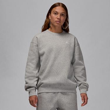  Jordan Jordan Brooklyn Fleece Crew-Neck Kadın Gri Sweatshirt