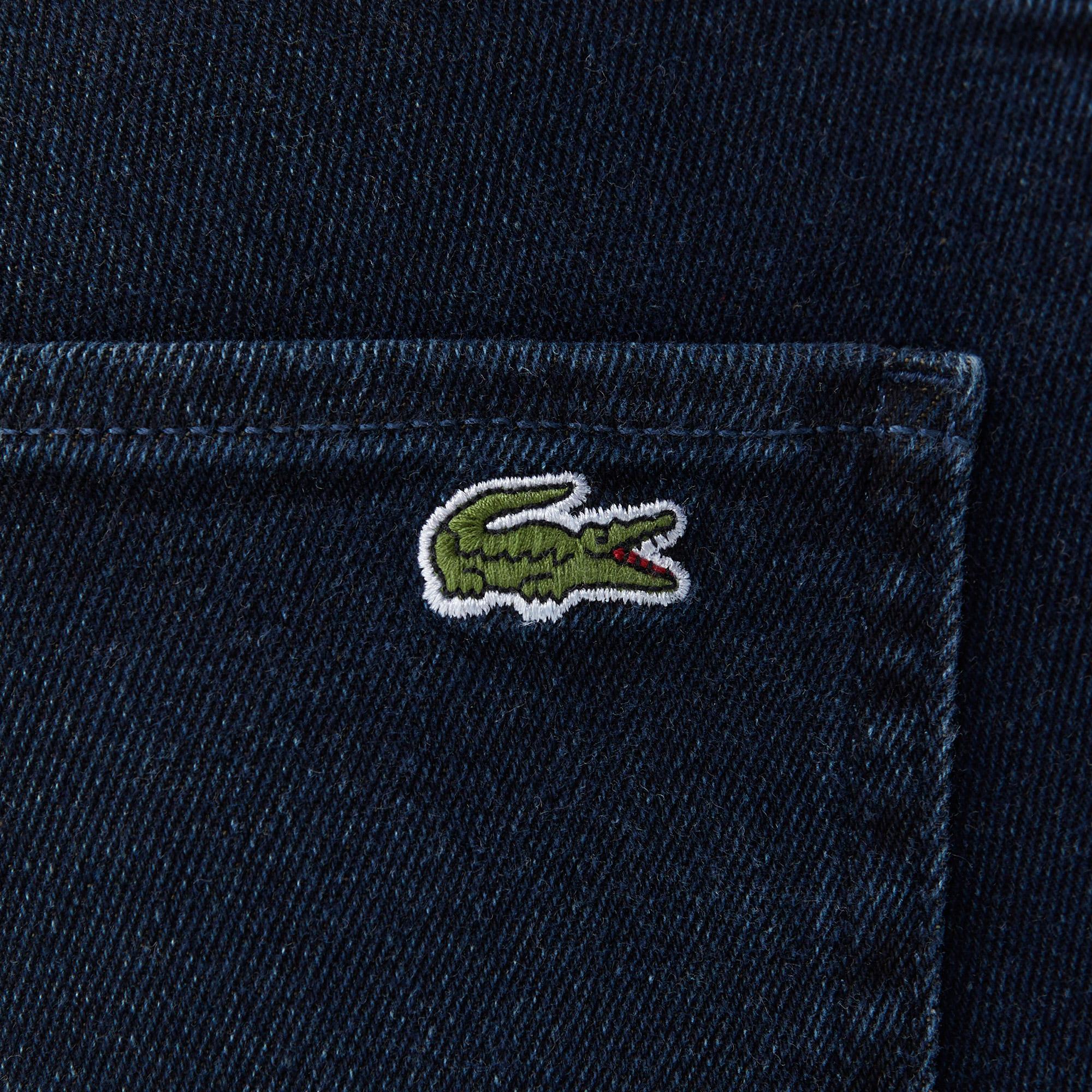 Erkek Slim Fit Lacivert Jean Pantolon