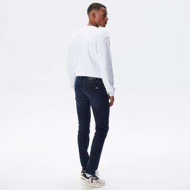  Erkek Slim Fit Lacivert Jean Pantolon