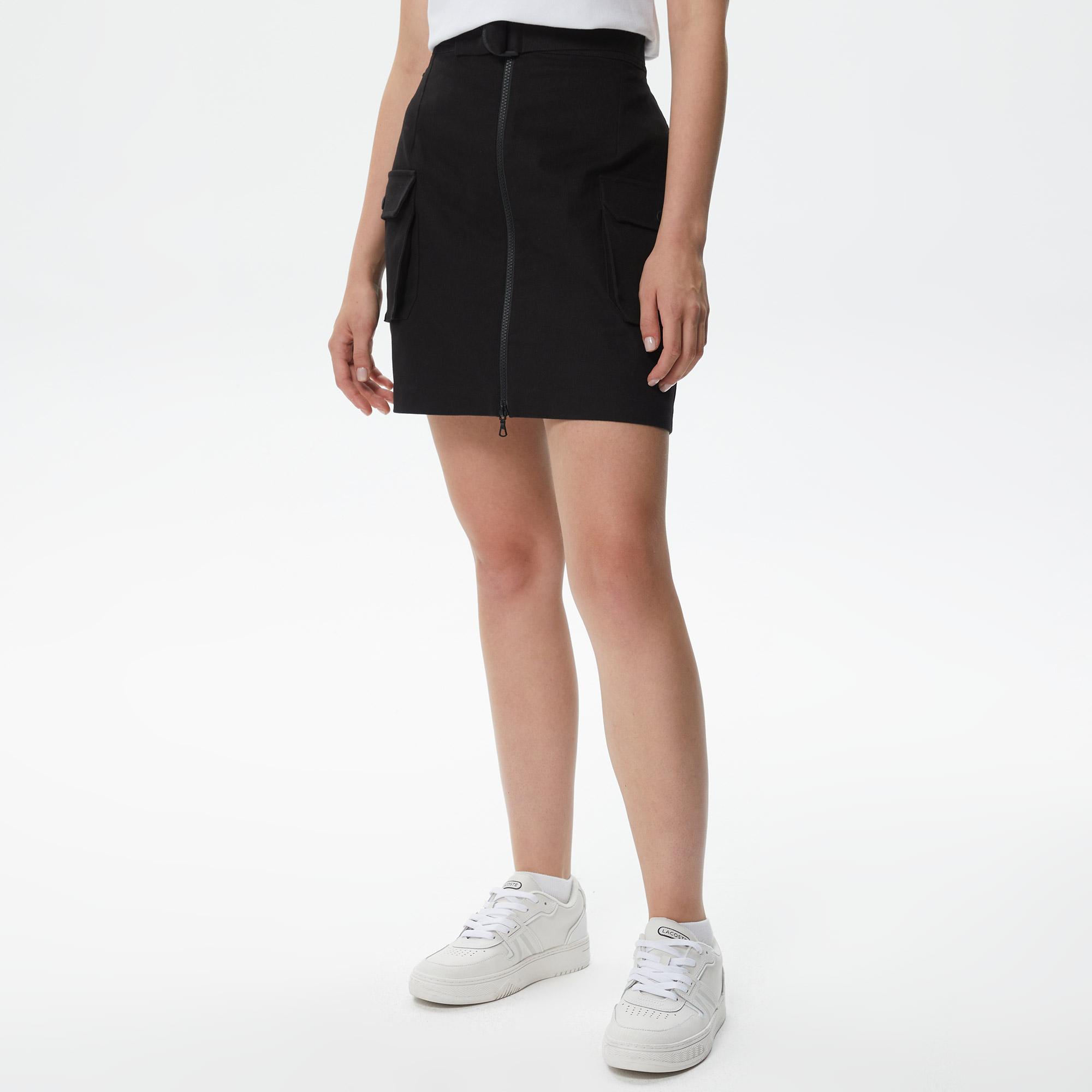 Kadın Relaxed Fit Siyah Etek